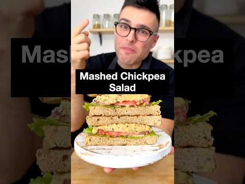 Mashed Chickpea Salad (Greek Yogurt)