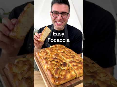 Easy No-Knead Focaccia Bread