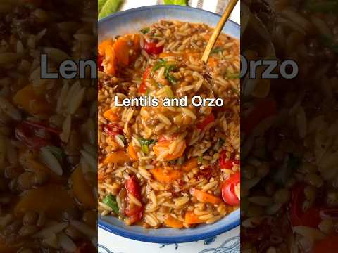 One-pot Lentil and Orzo Dinner
