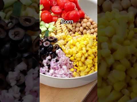 Chickpea Pasta Salad in 15 minutes