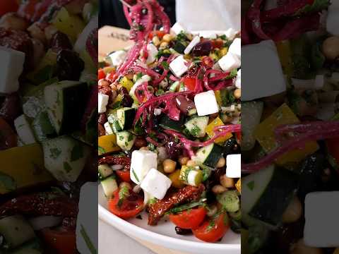 Fresh and Healthy Mediterranean Salad