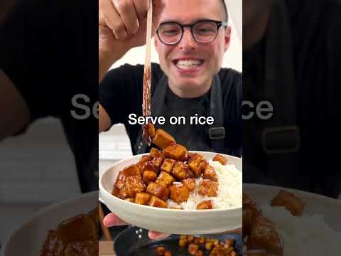 Easy Orange Tofu is Sticky and Chewy