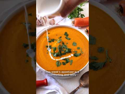 Easy Carrot Ginger Soup (one-pot meal)