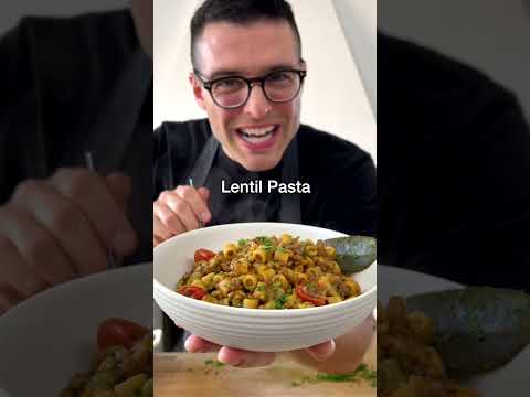 Lentil Pasta is an authentic Italian Dinner Idea