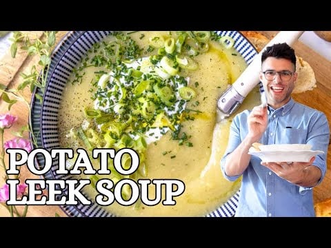 Easy Potato Leek Soup: Rich &amp; Creamy Without the Cream