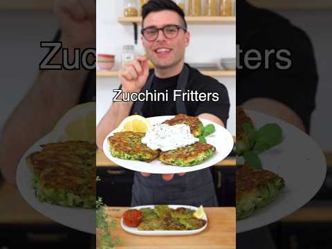 Zucchini Fritters (vegetarian &amp; vegan)