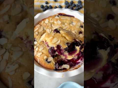 Blueberry Spoon Cake (Easy One Bowl Dessert with a Gooey Center) - The ...