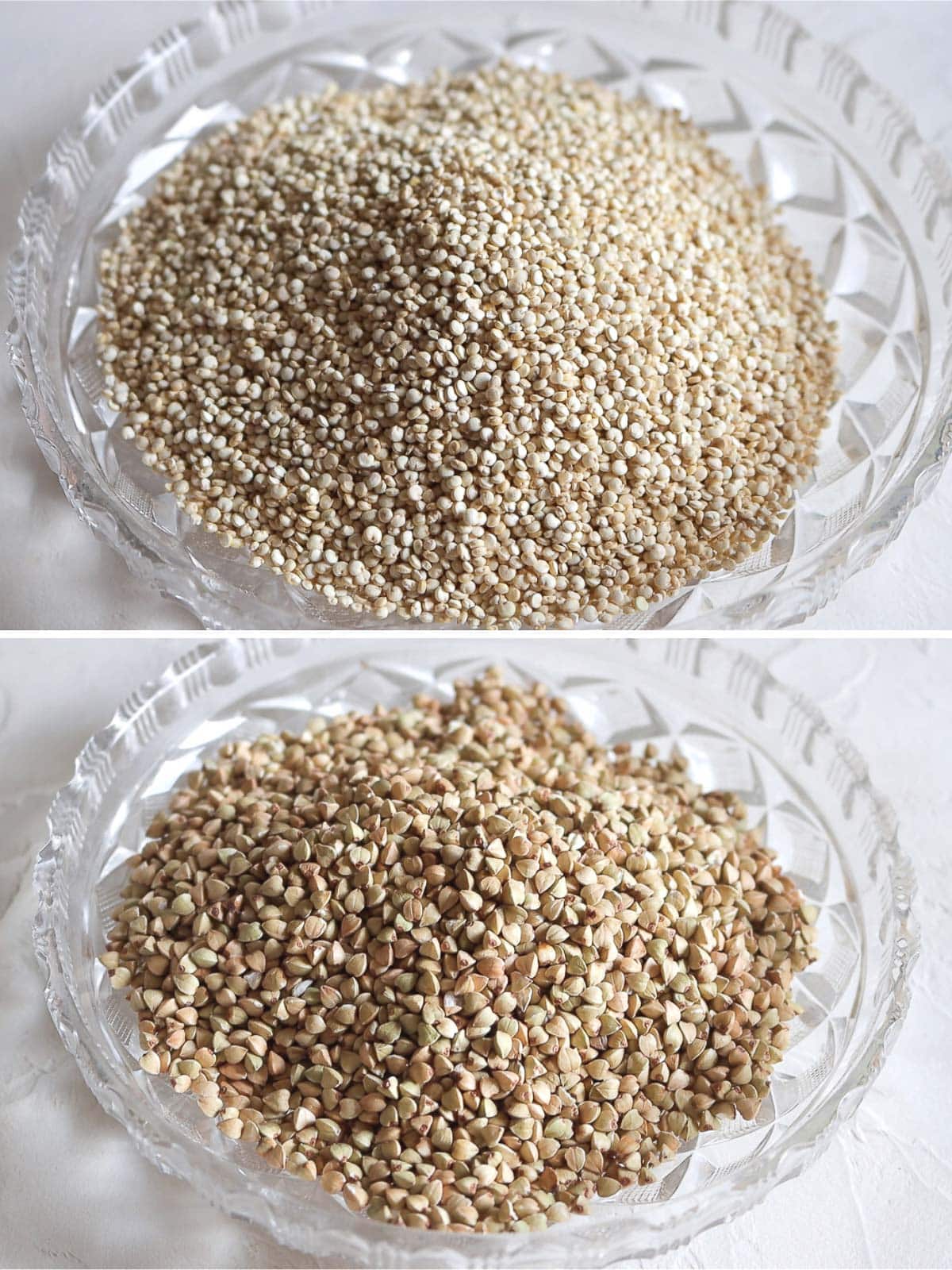 quinoa and buckwheat