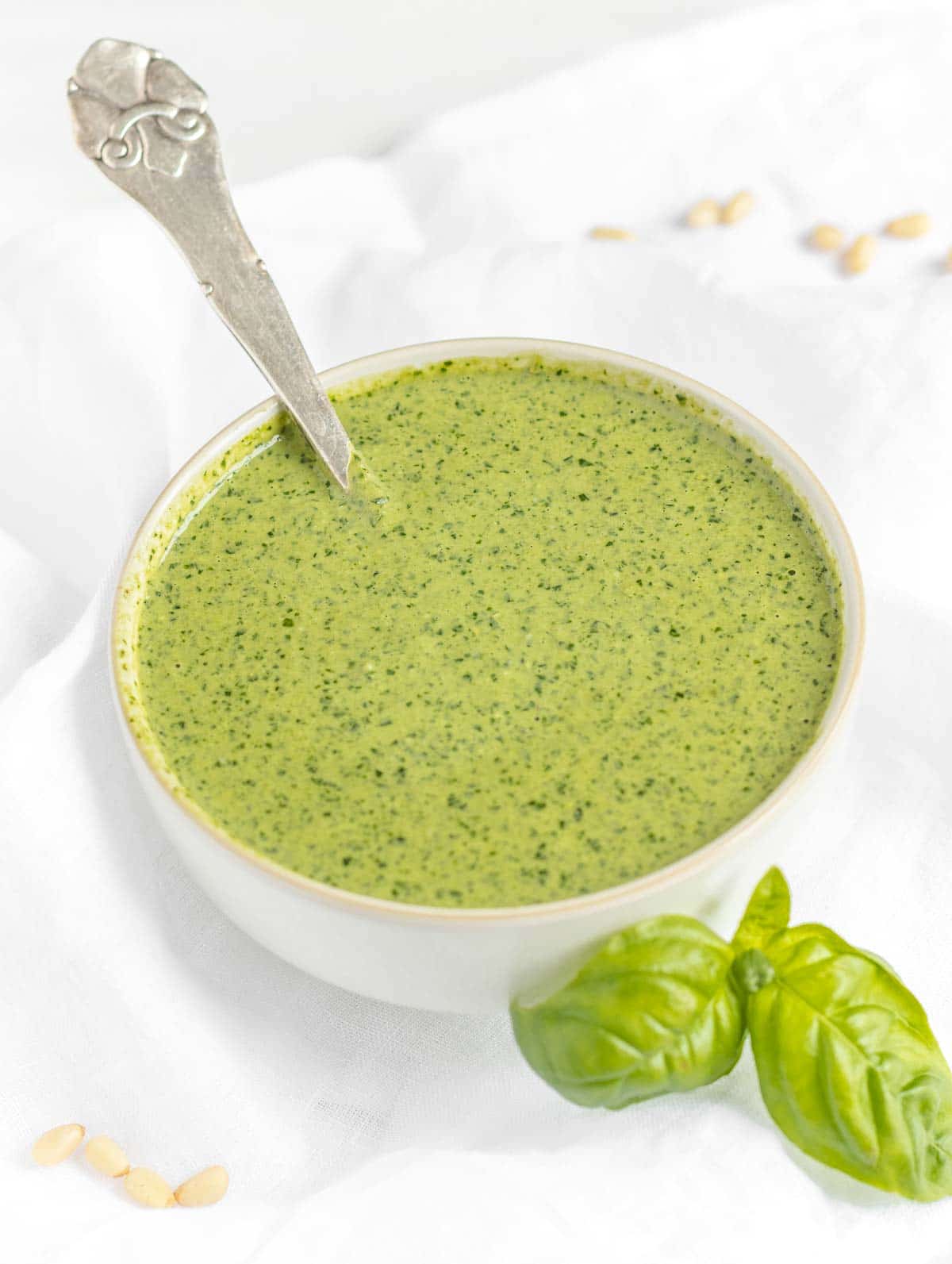 pesto di basilico senza parmigiano