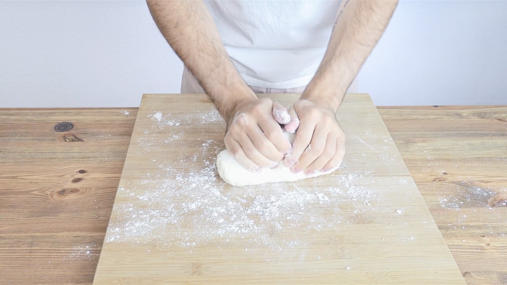 Knead by hand