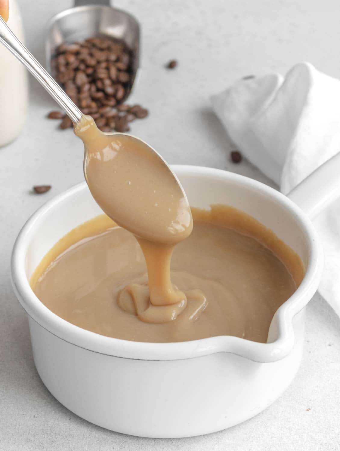 coffee flavoured custard