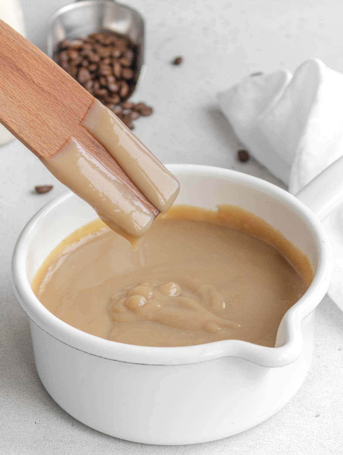 coffee custard test of creaminess