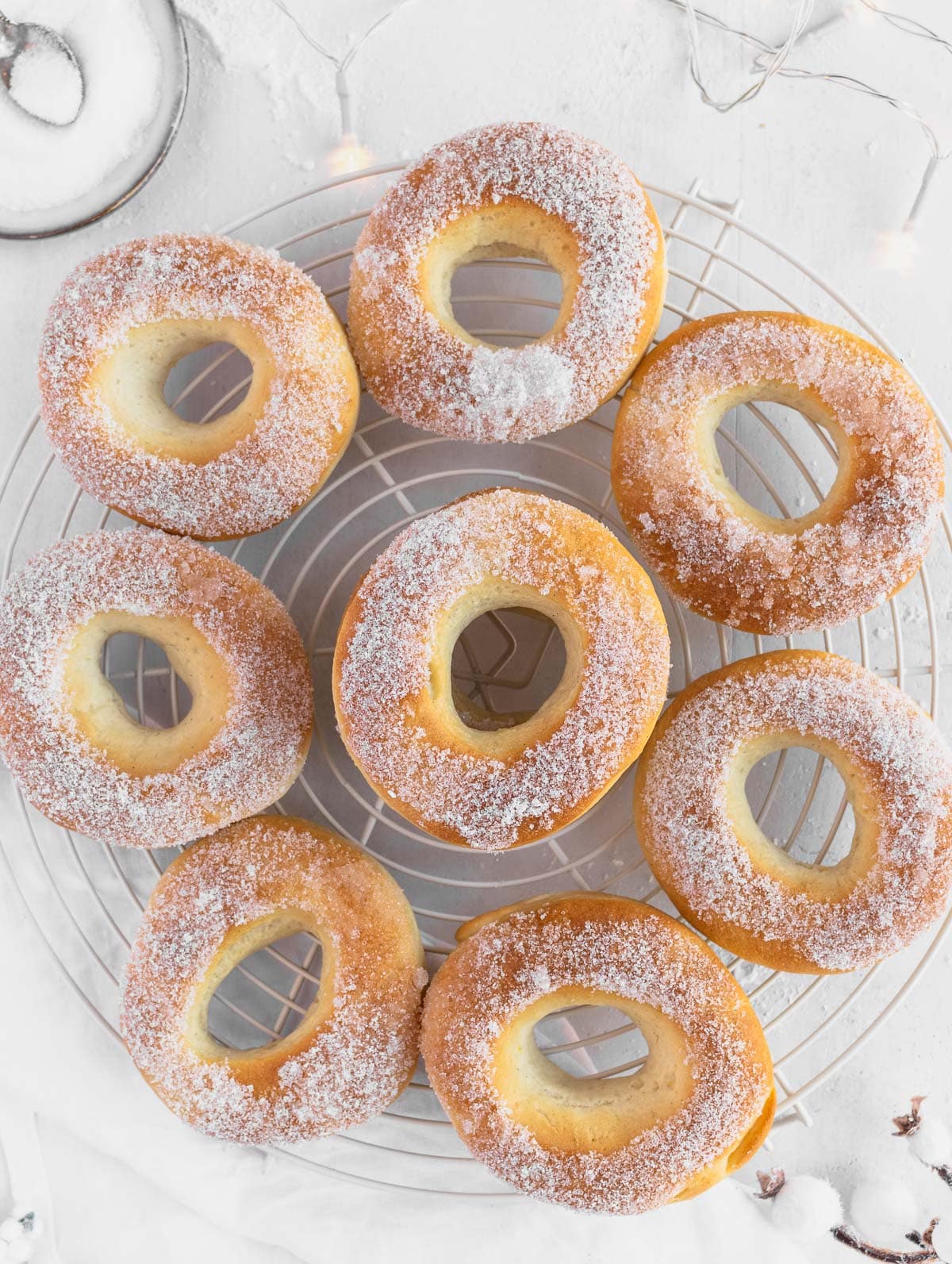 oven-baked vegan donuts