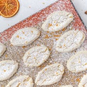 Vegan Orange Almond Cookies