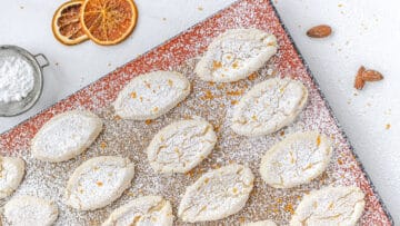 Vegan Orange Almond Cookies