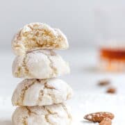 Vegan amaretti Italian almond cookies
