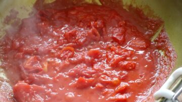 Pasta al pomodoro preparation step-4