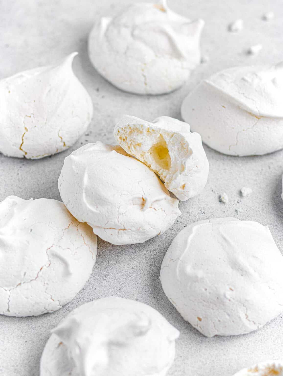 Easy Vegan Meringues (2 Ingredients) - The Plant Based School