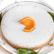 vegan orange curd cake