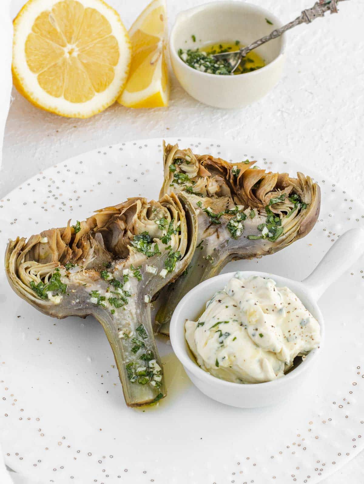 steamed artichokes