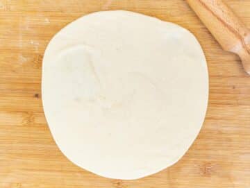 raw piadina Italian flatbread