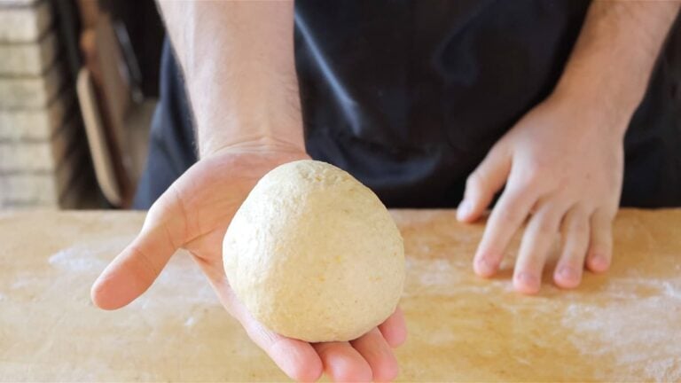 Kneaded brioche dough