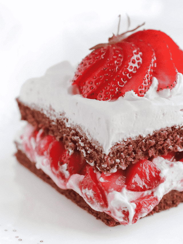 Vegan Chocolate Strawberry Cake | Sheet Pan Recipe - Plant Based School