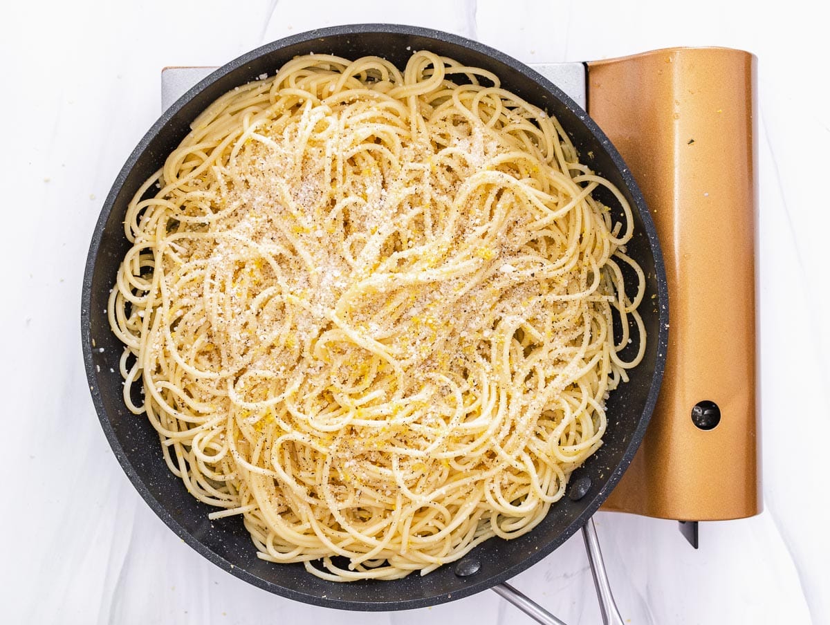 pasta with lemon and parmesan 