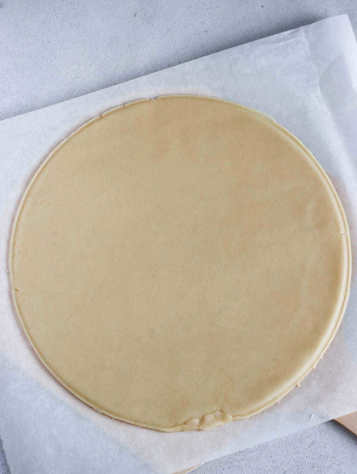 sugar cookie dough in a round shape