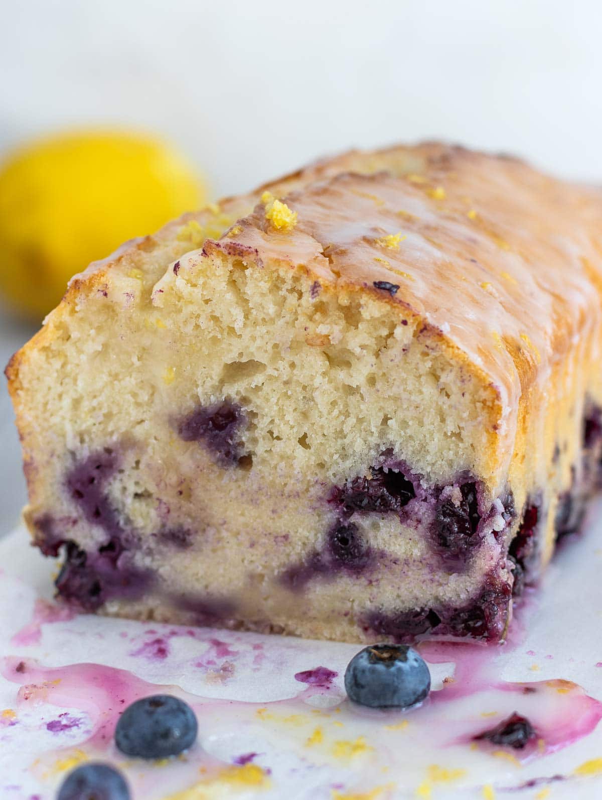 lemon blueberry pound cake vegan friendly recipe