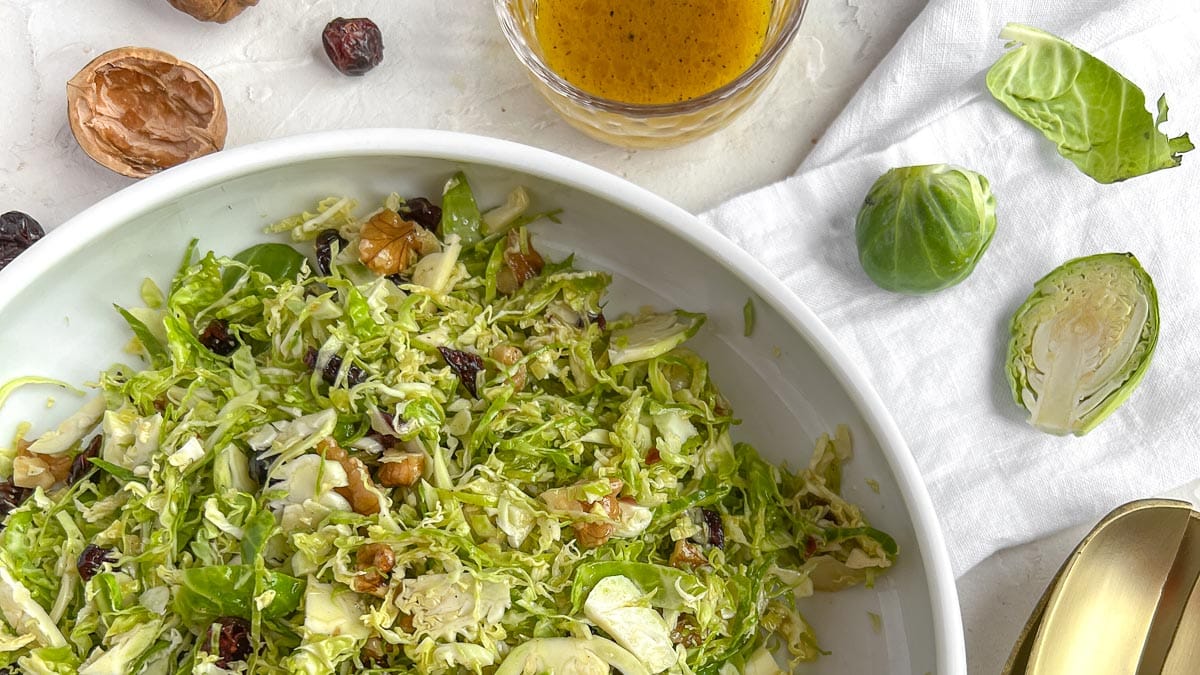 shaved Brussels sprouts salad-1