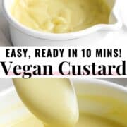 smooth and delicious vegan custard