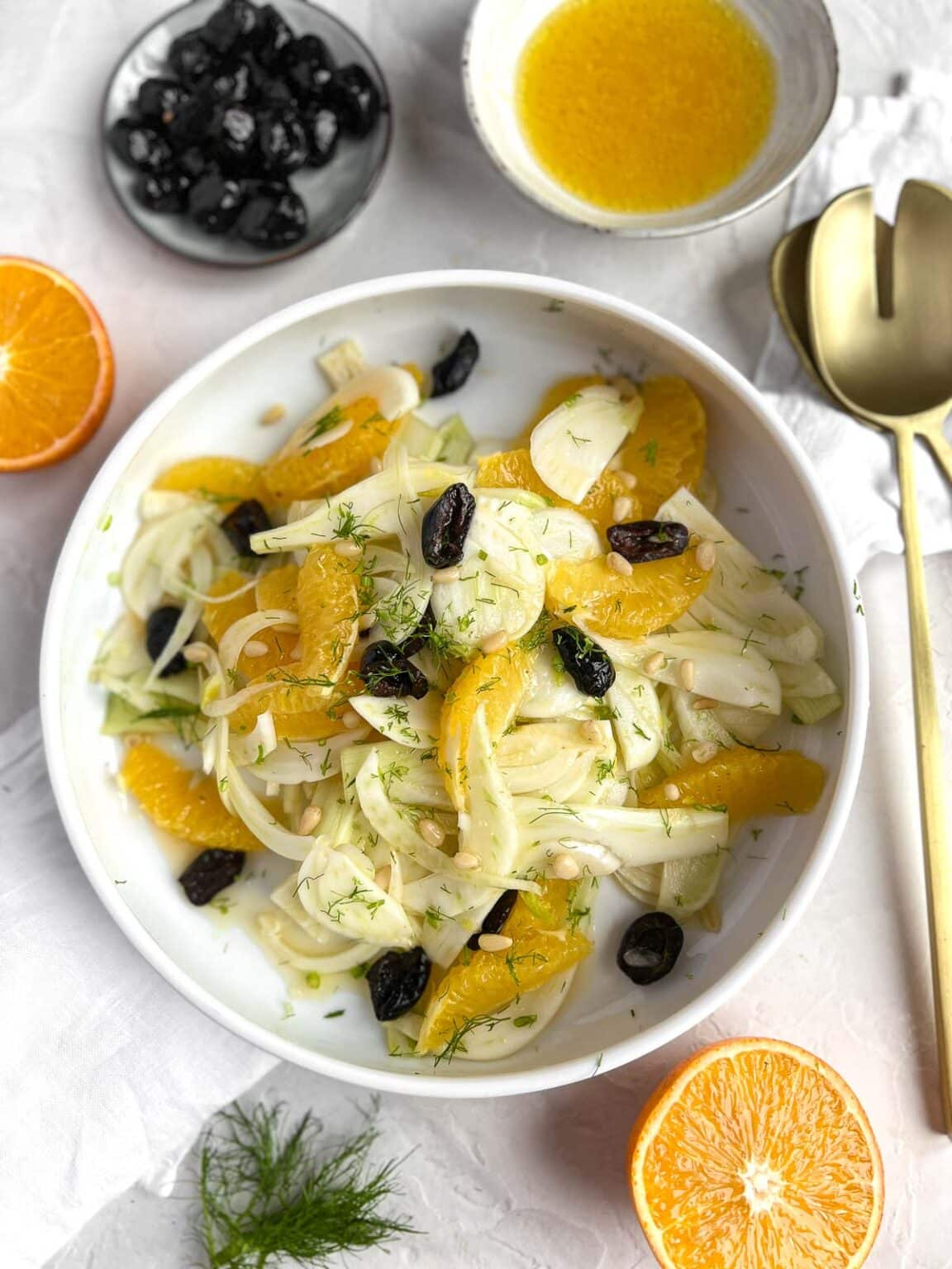 Fennel and orange salad Plant Based School