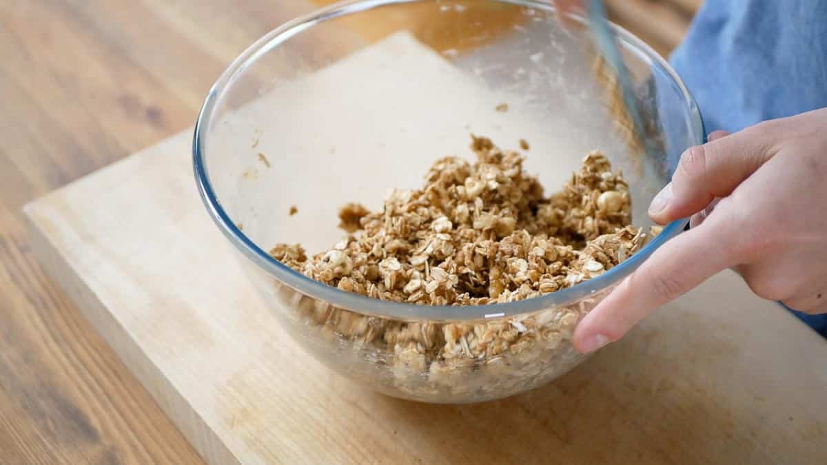 granola mix in a bowl