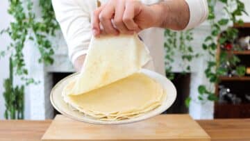 crepes on a plate
