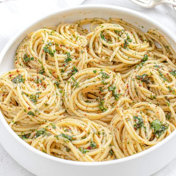 garlic and oil pasta aglio olio