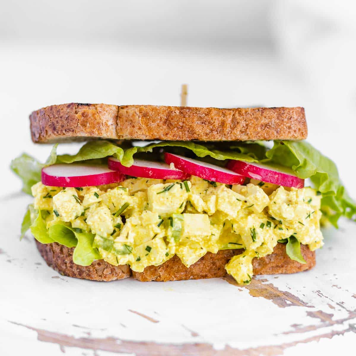 vegan egg salad sandwich