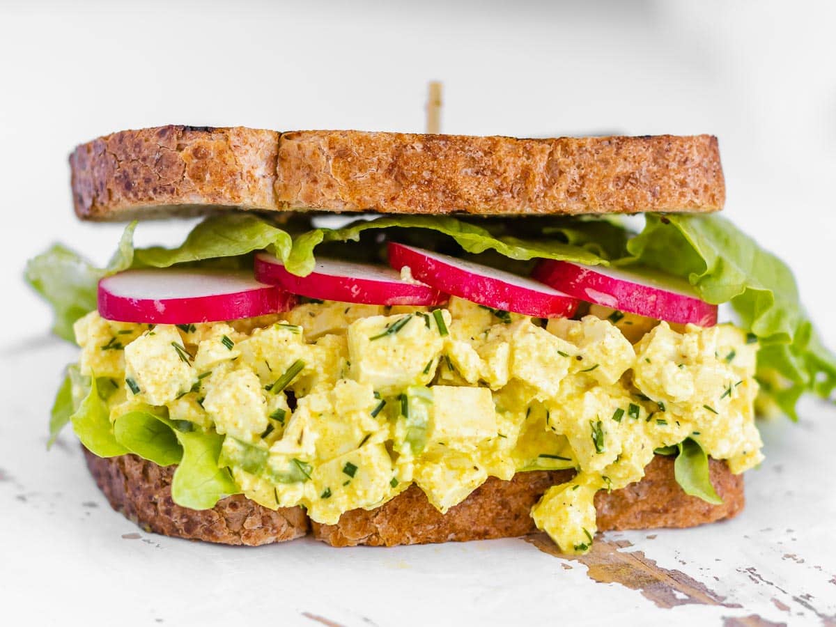 Mini Egg Salad Sandwich Lunchbox Idea - Family Fresh Meals