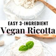 homemade vegan ricotta