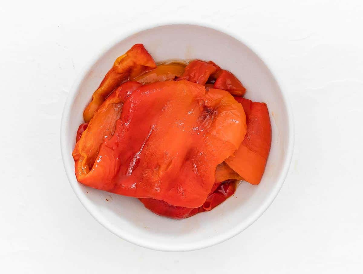 peeled roasted bell peppers