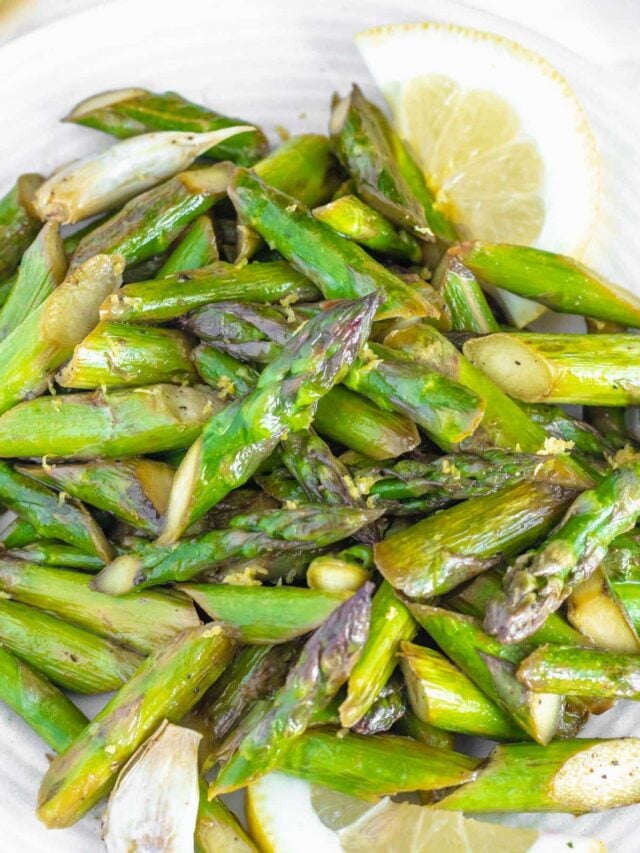 Sauteed asparagus story The Plant Based School