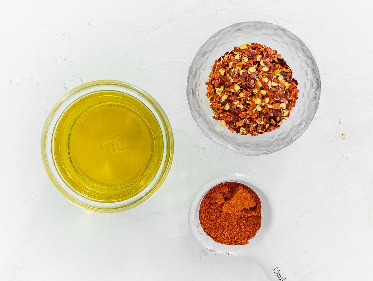 ingredients for chili oil