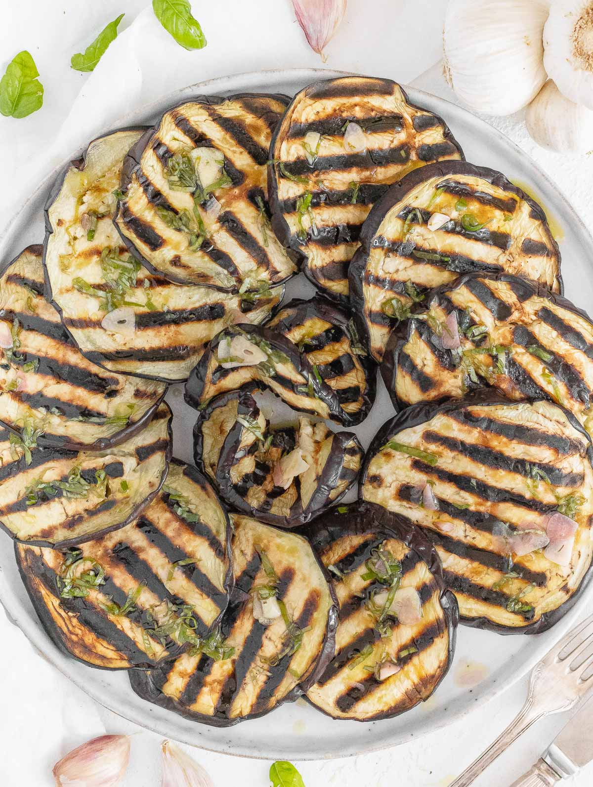 Easy Grilled Eggplant - The Plant Based School