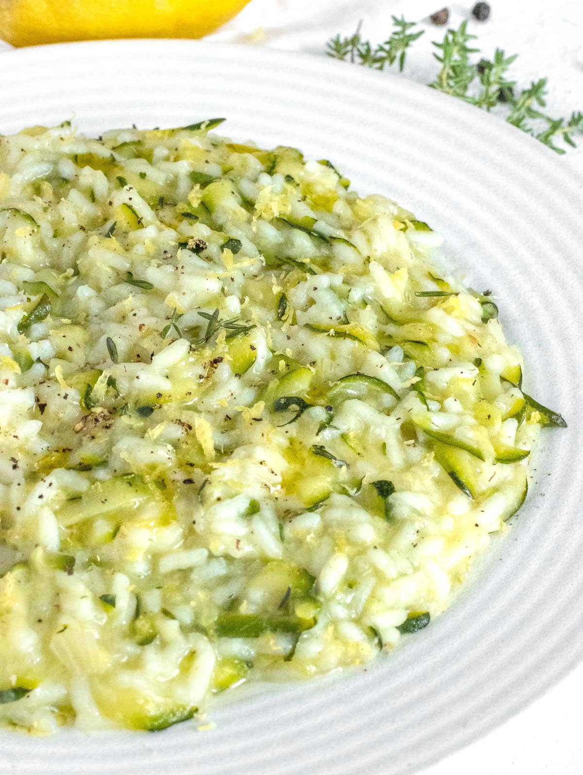 zucchini risotto