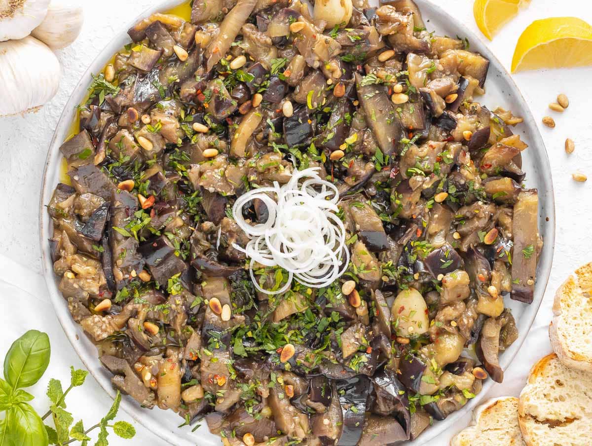 sweet and sour eggplant