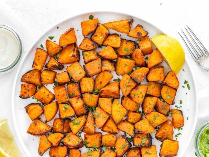 Air Fryer Sweet Potato - The Plant Based School