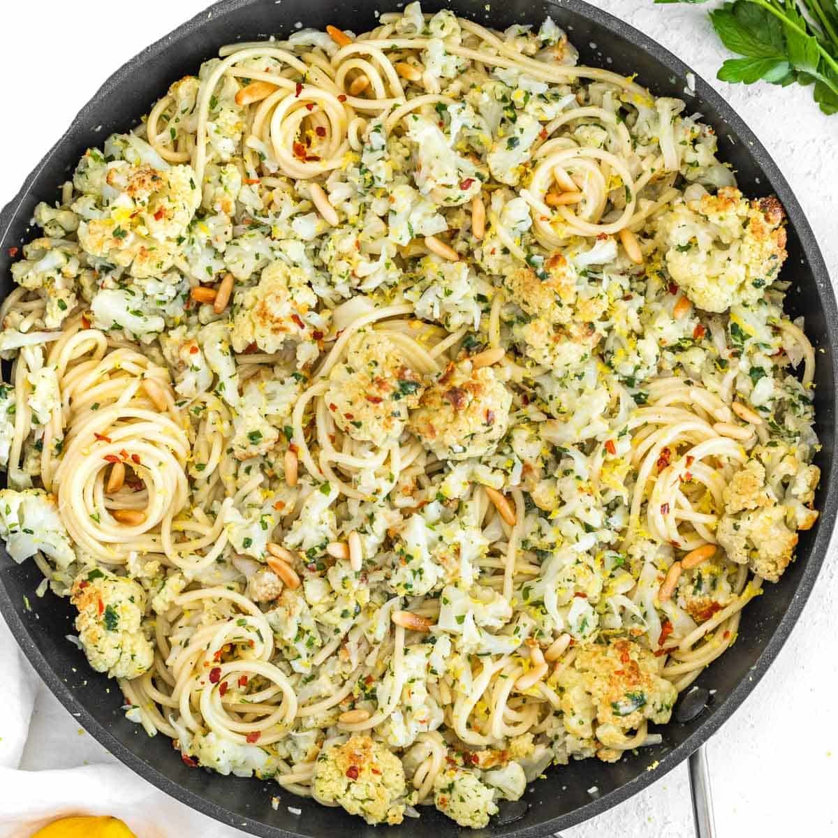 Cauliflower Pasta The Plant Based School cauliflower-pasta-the-plant-based-school
