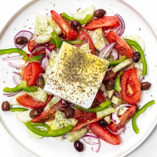 Authentic Greek Salad as served in Greece