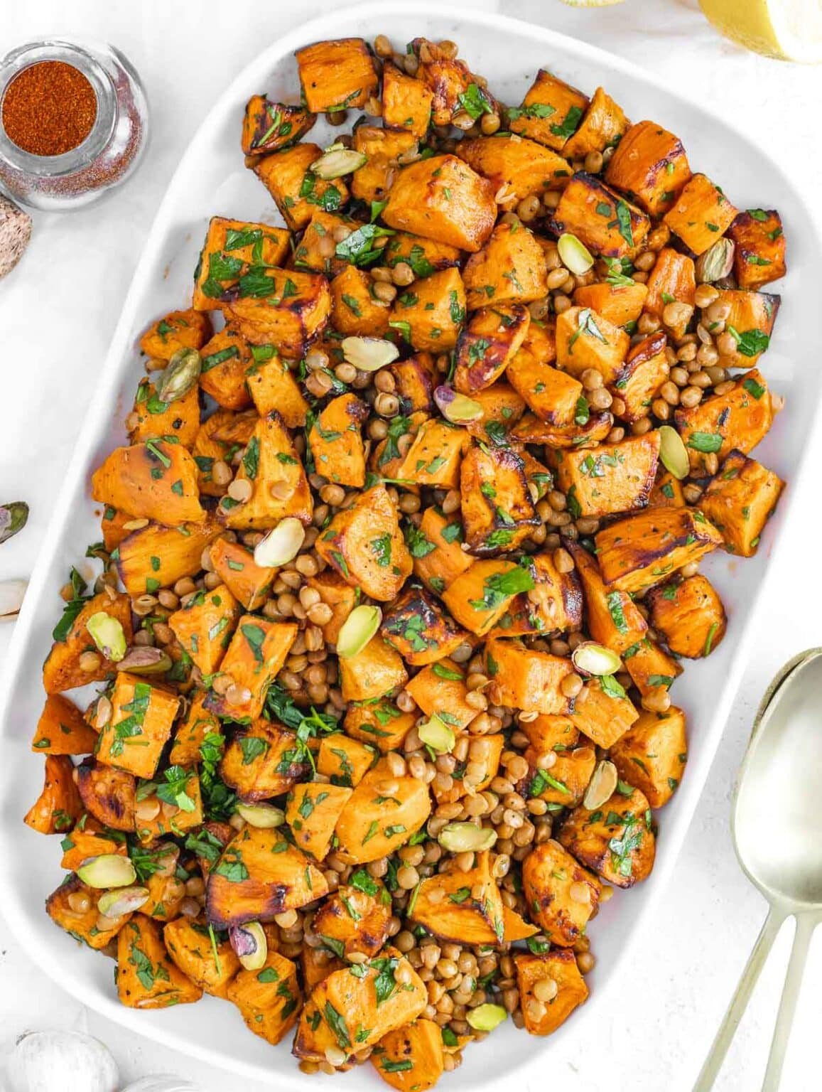 Lentil Sweet Potato Salad