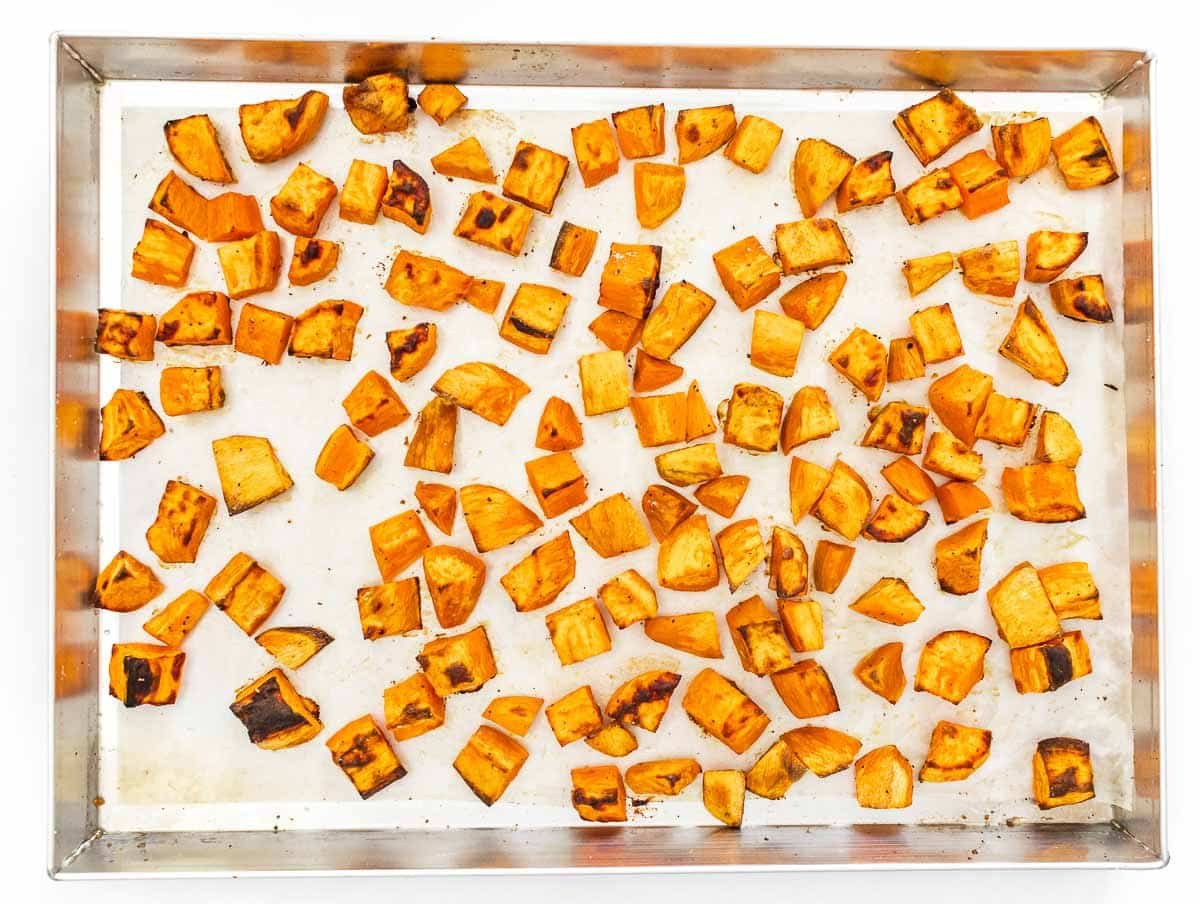 oven roasted sweet potatoes